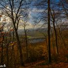 Blick auf die Weser im Herbst