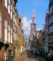 Blick auf die Westerkerk/Amsterdam
