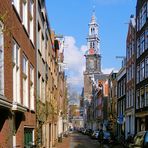 Blick auf die Westerkerk/Amsterdam