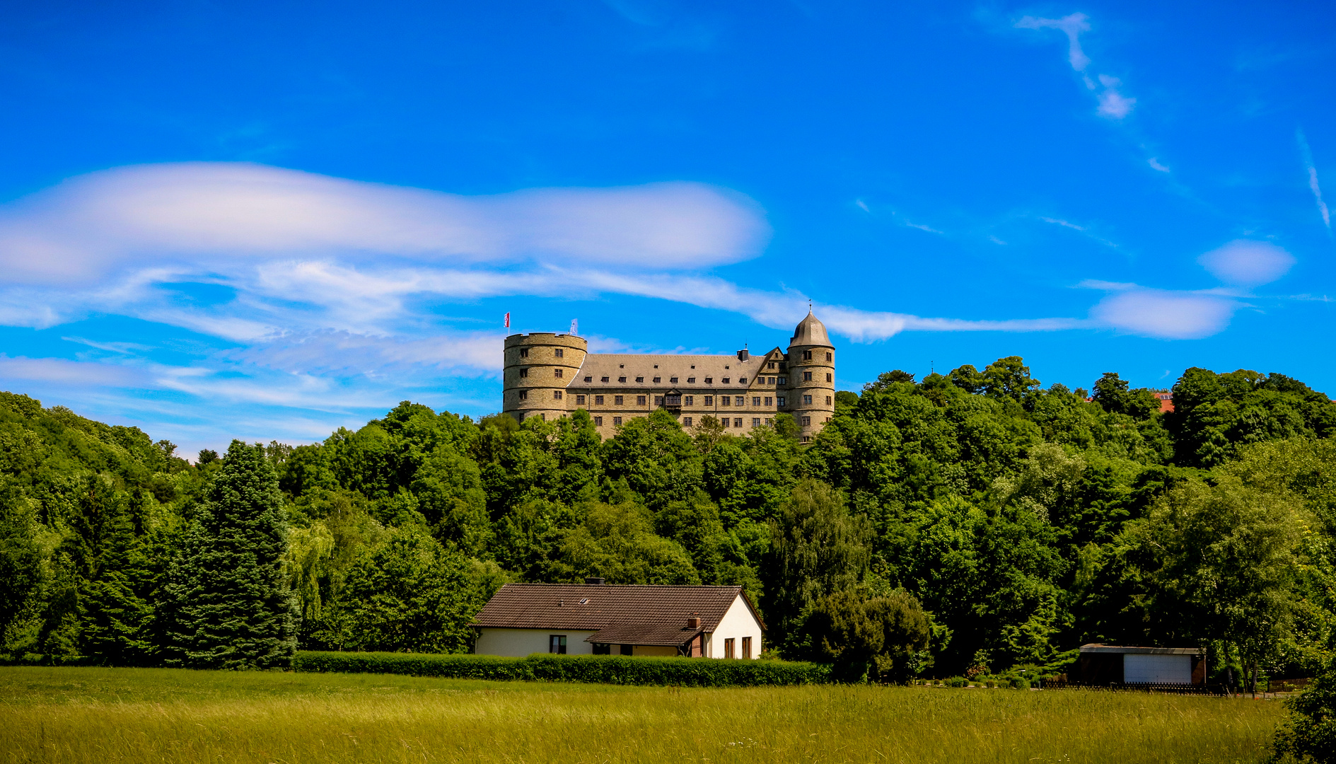 Blick auf die Wewelsburg