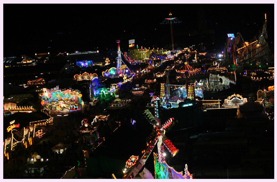 Blick auf die Wiesn