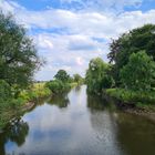 Blick auf die Wümme in Bremen-Borgfeld