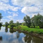 Blick auf die Wümme in Bremen-Borgfeld