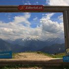 Blick auf die Zillertaler Berge