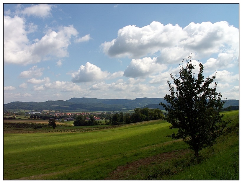 Blick auf die Zollern-Alb