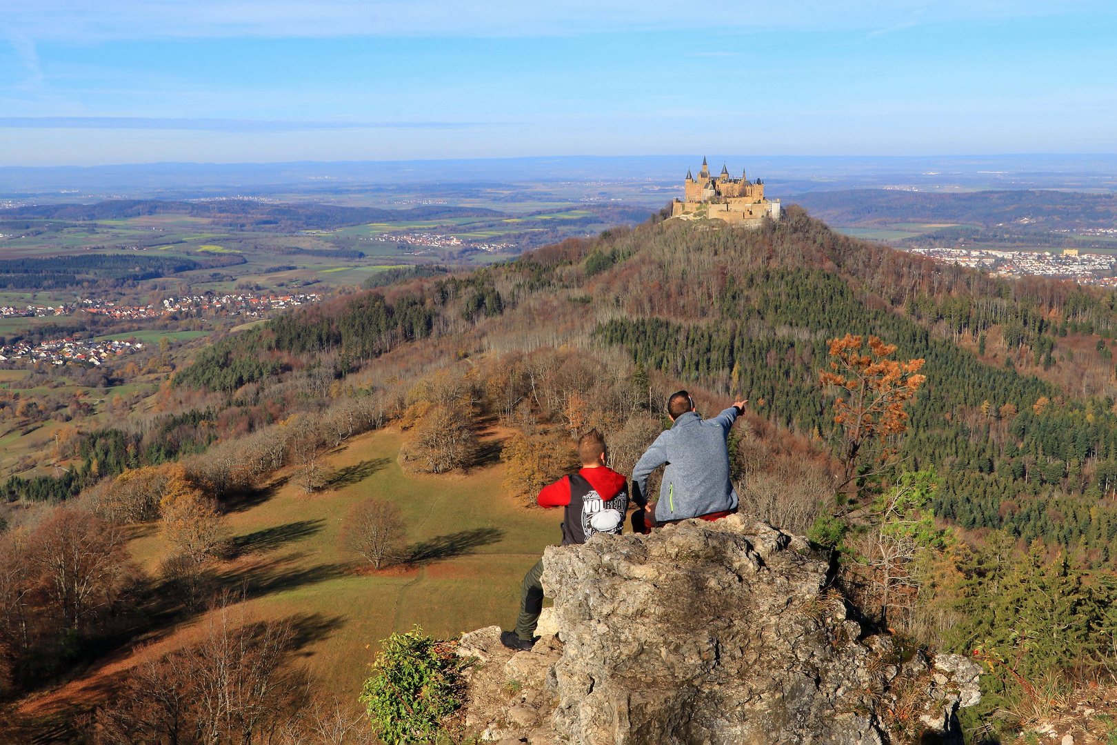 Blick auf die Zollernburg