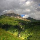 Blick auf die Zürser Bergwelt