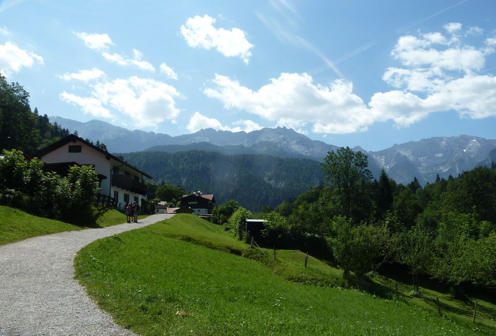 Blick auf die Zugspitze