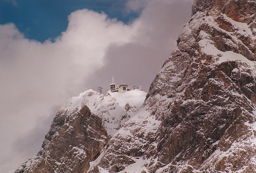 Blick auf die Zugspitze.