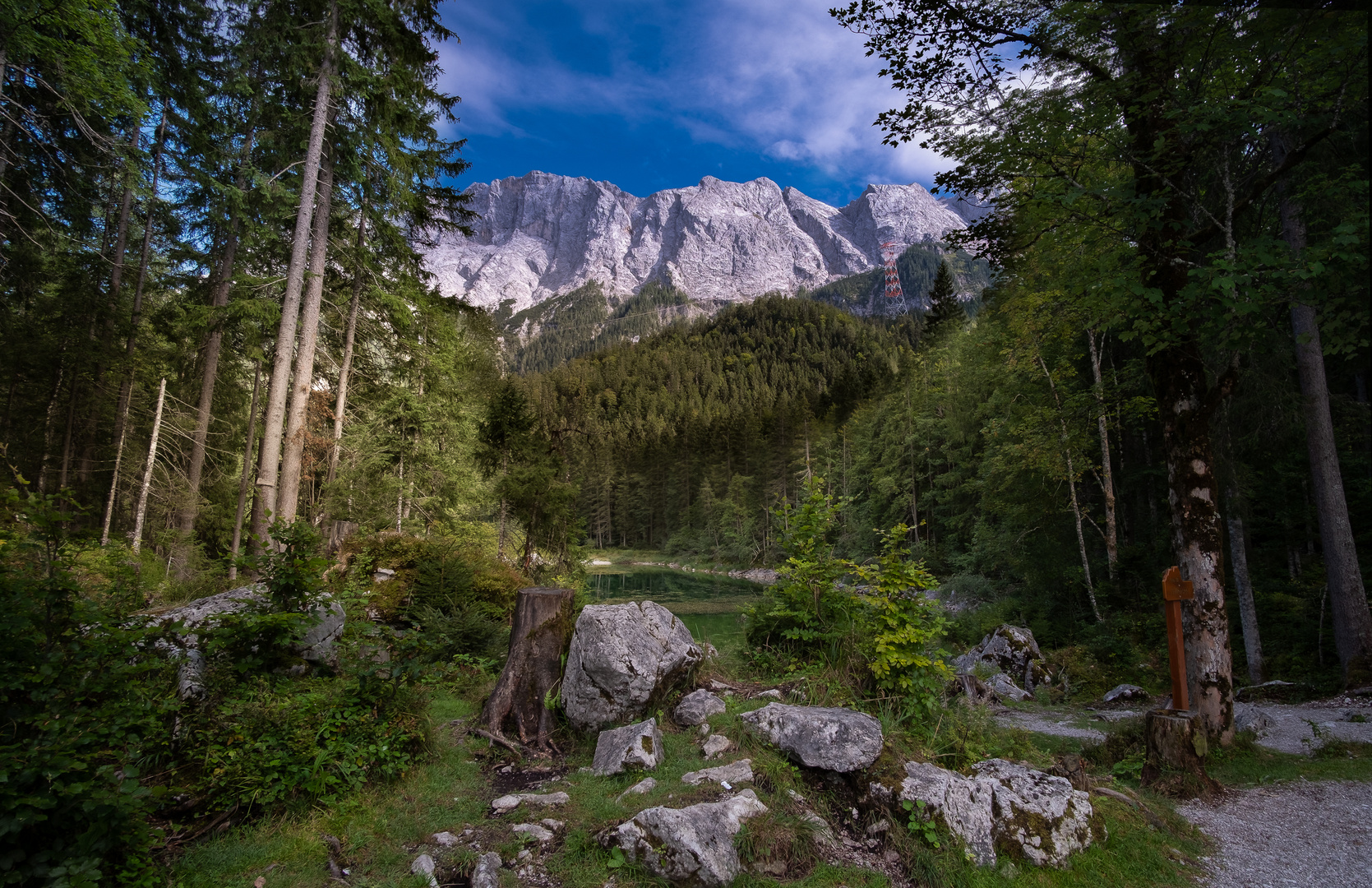 Blick auf die Zugspitze