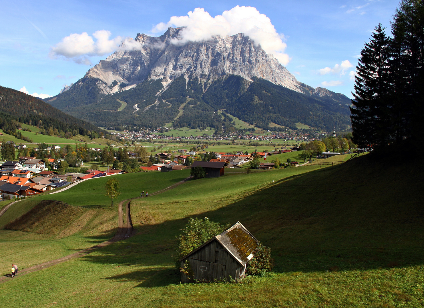 Blick auf die Zugspitze