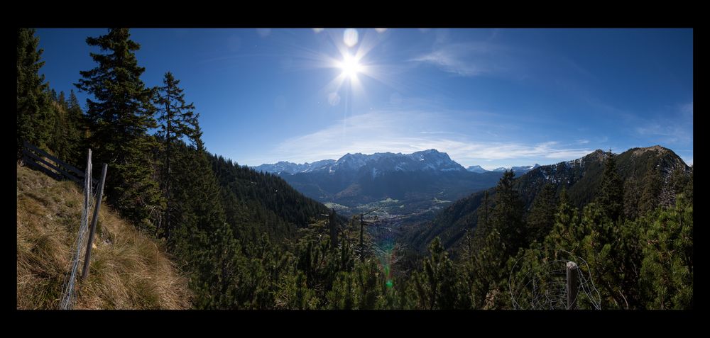 Blick auf die Zugspitze