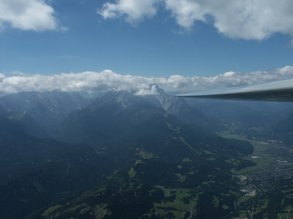 Blick auf die Zugspitze