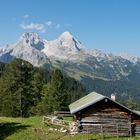 Blick auf die Zuspitze und Alpspitze