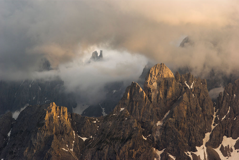 Blick auf Dolomiten