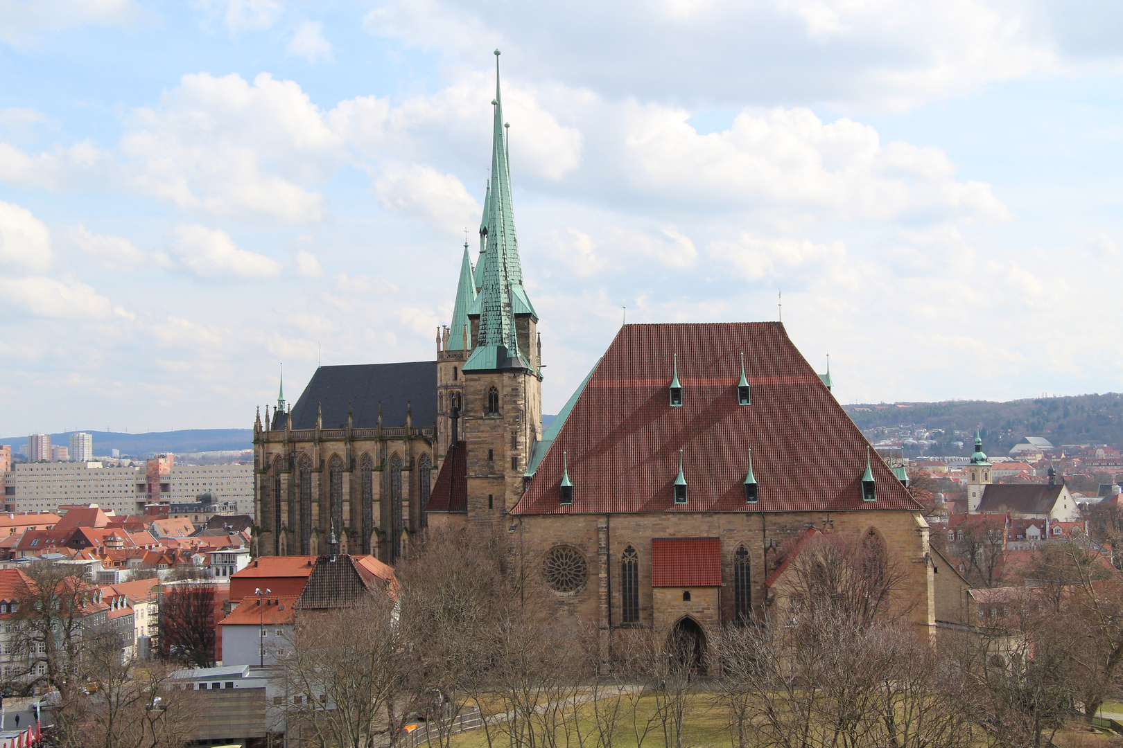 Blick auf Dom und Severi