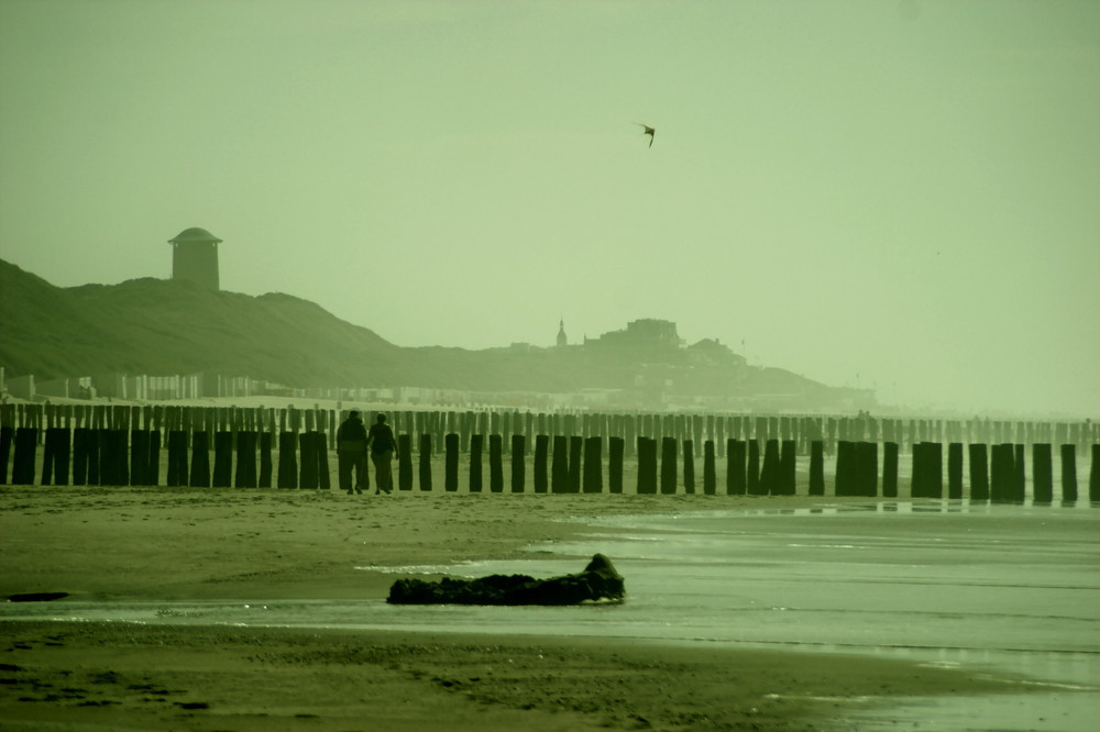 Blick auf Domburg