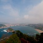 Blick auf Donostia (San Sebastian)