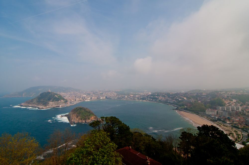 Blick auf Donostia (San Sebastian)