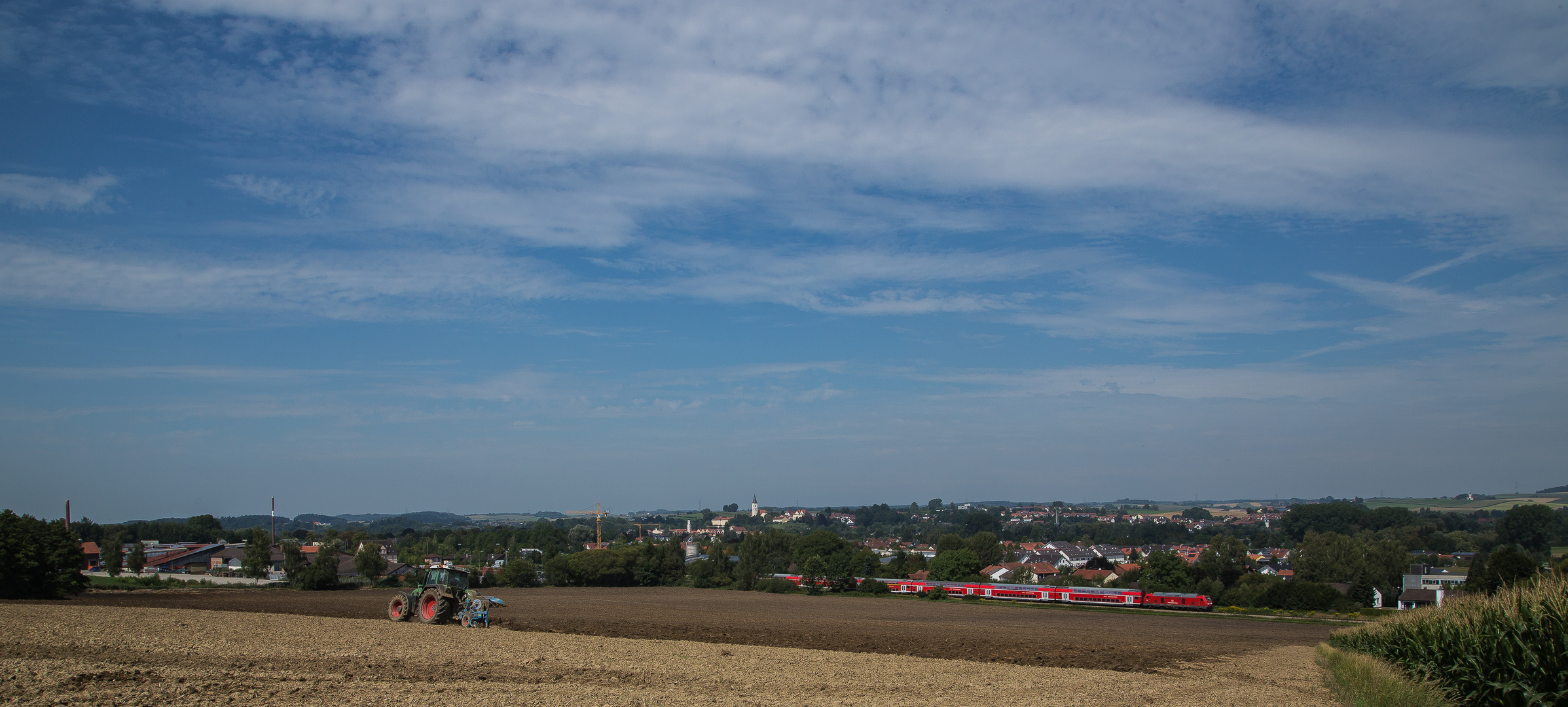 Blick auf Dorfen