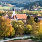 Blick auf Dorfmitte in Miltach