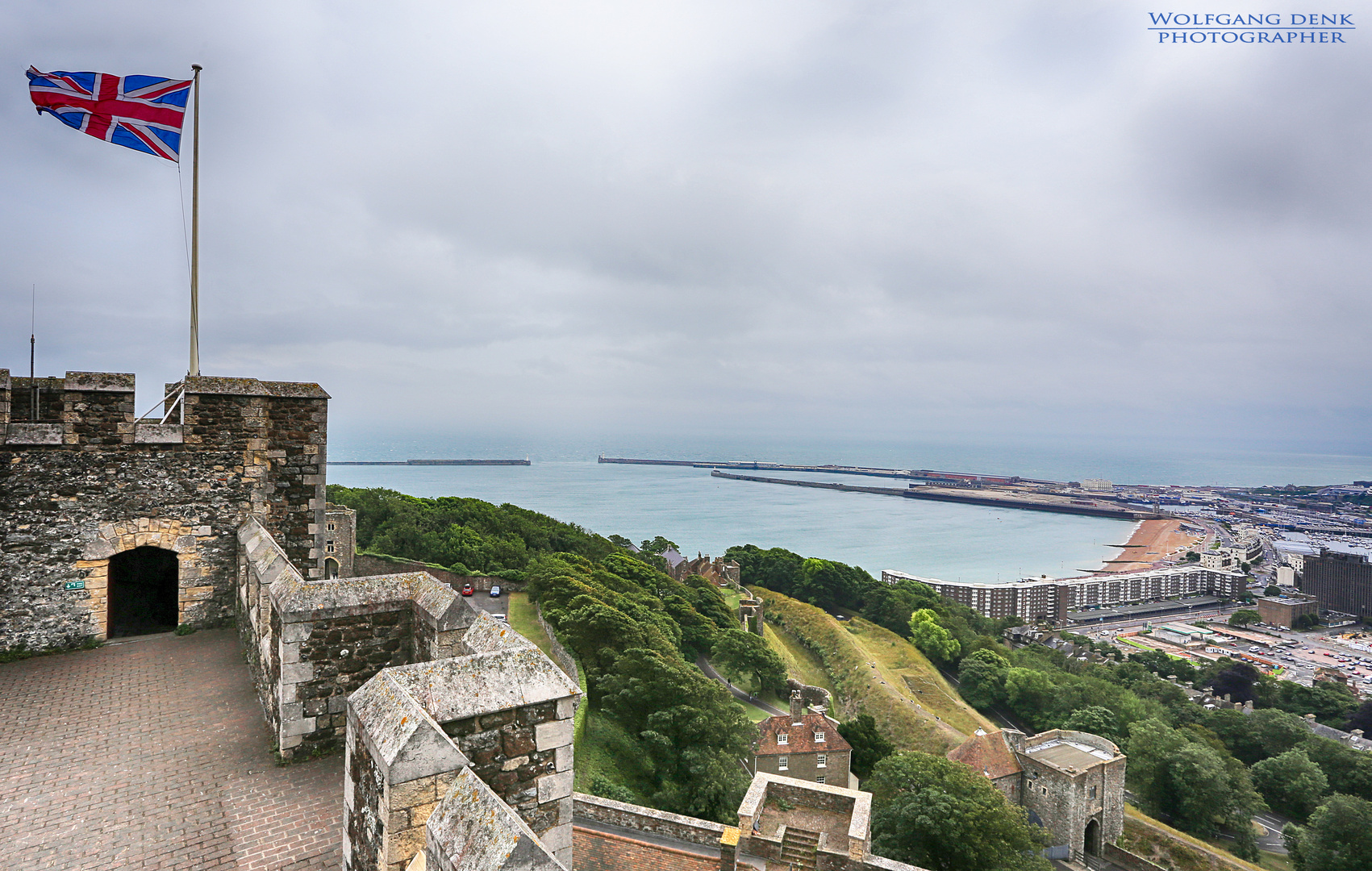 Blick auf Dover Port...