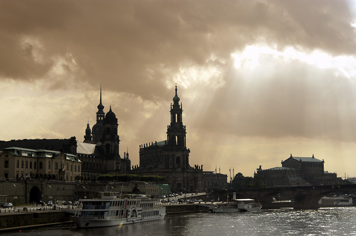 Blick auf Dresden