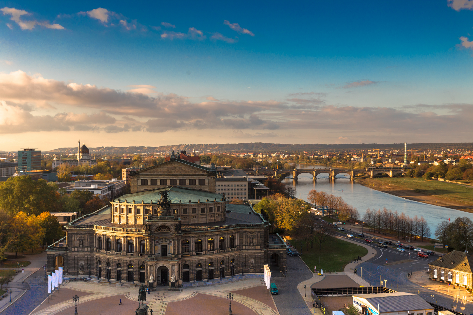 Blick auf Dresden