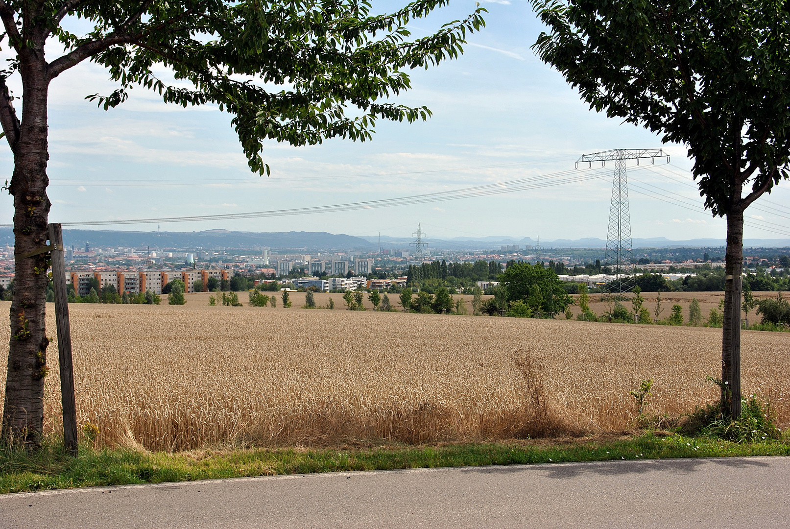 Blick auf Dresden