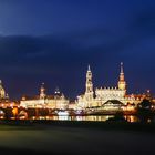 Blick auf Dresden bei Nacht