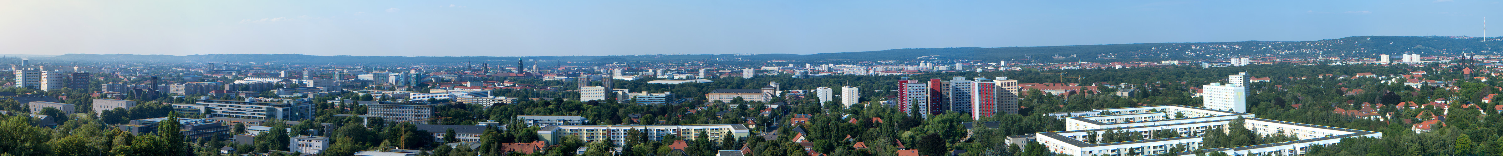 Blick auf Dresden von der Südhöhe