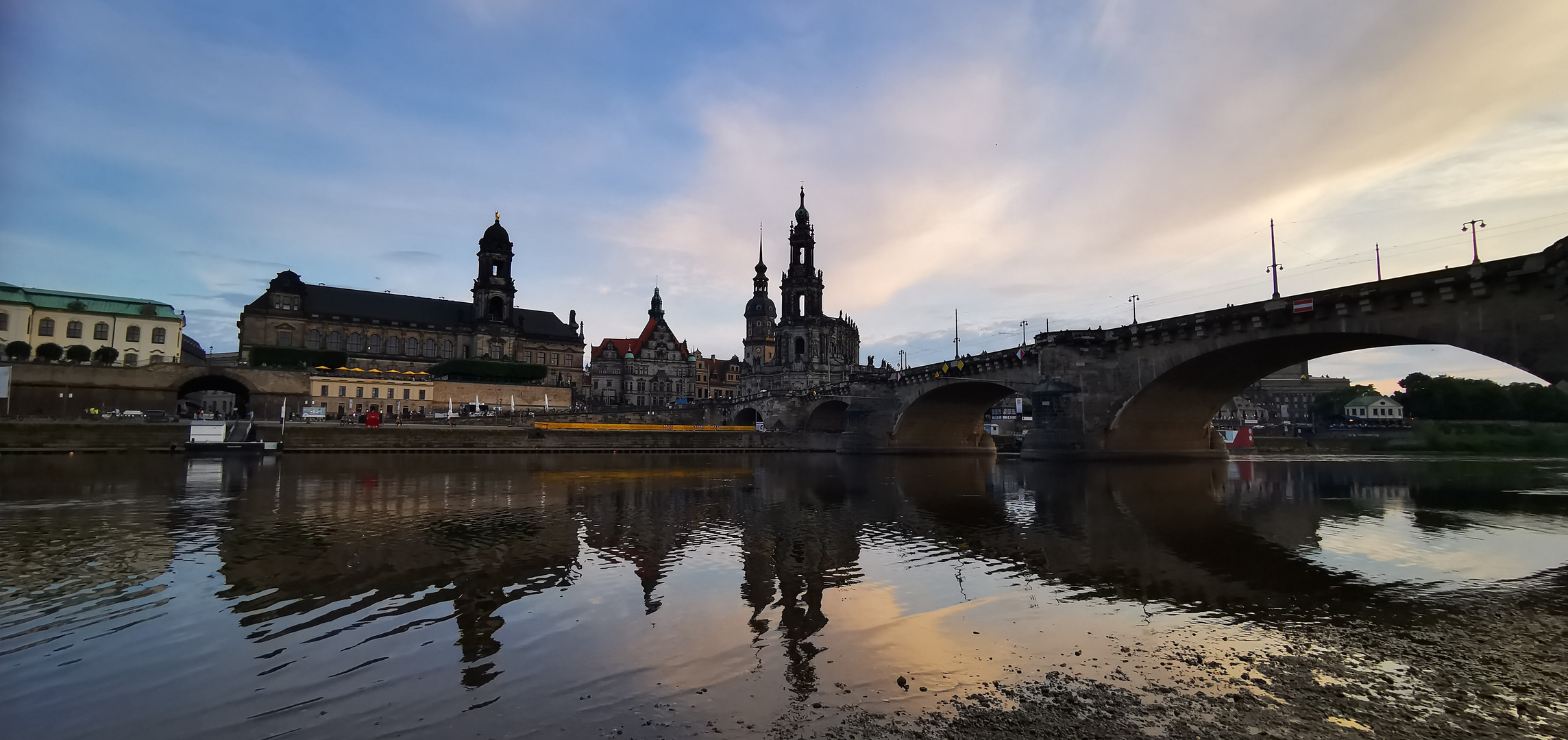 Blick auf Dresdner Altstadt