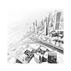 Blick auf Dubai - U.A.E.