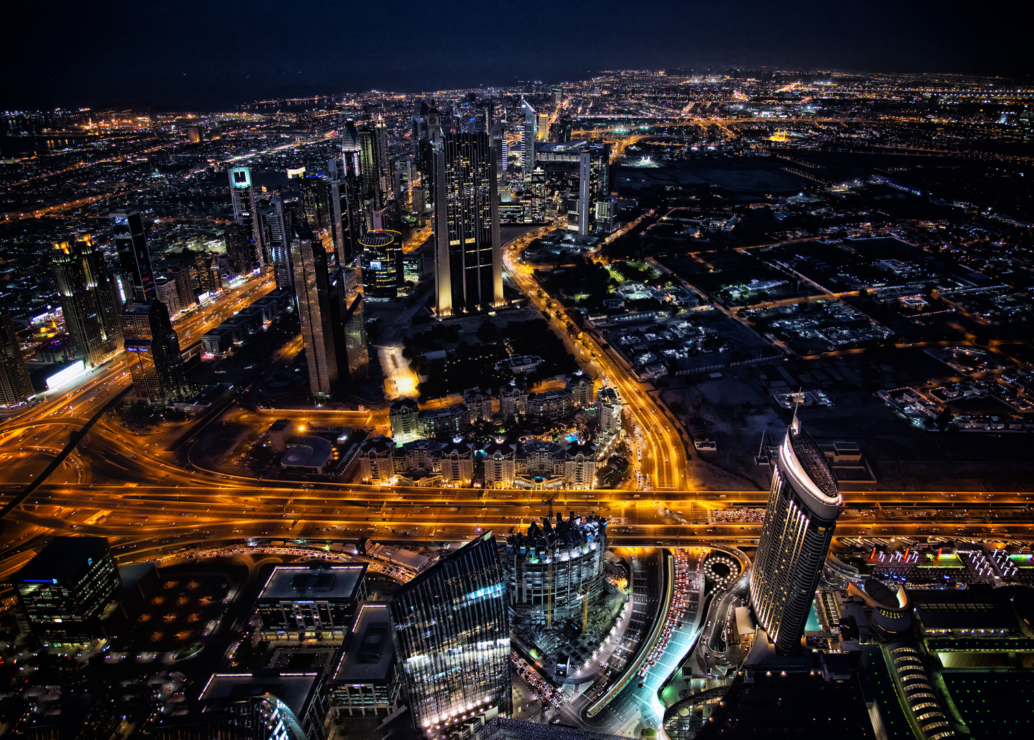 Blick auf Dubai vom Burj Khalifa