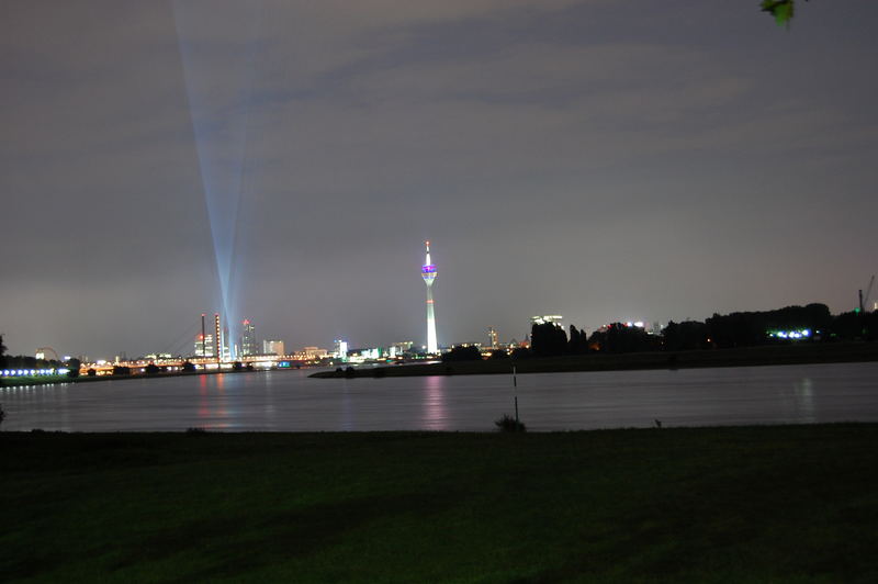 Blick auf Düsseldorf