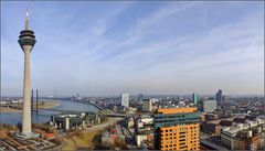 Blick auf Düsseldorf