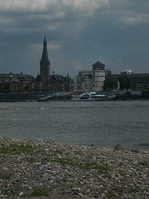 Blick auf Düsseldorf