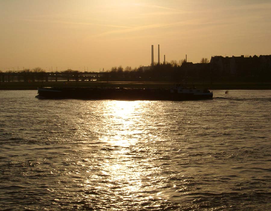 Blick auf Düsseldorf Oberkassel