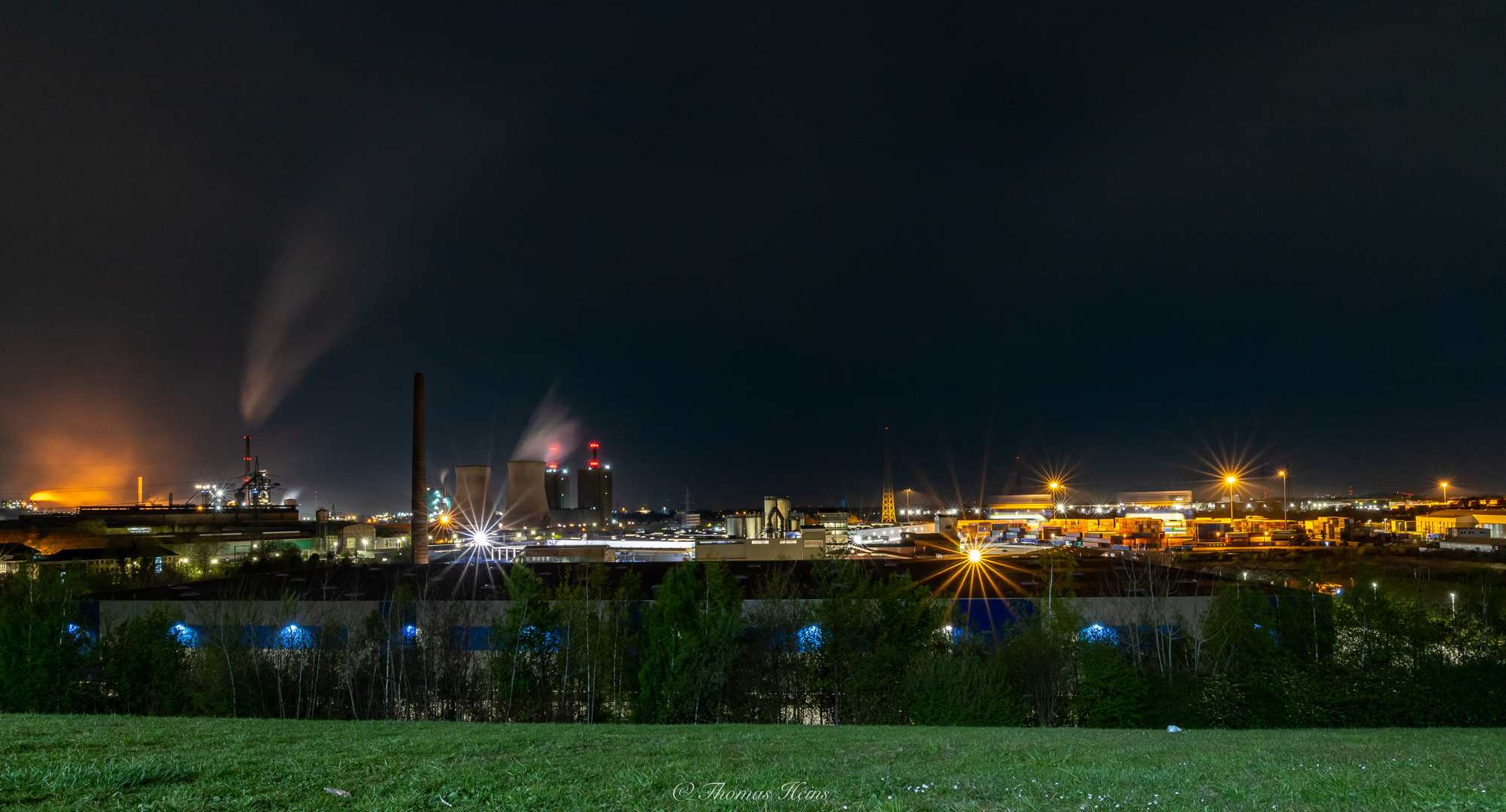 Blick auf Duisburg