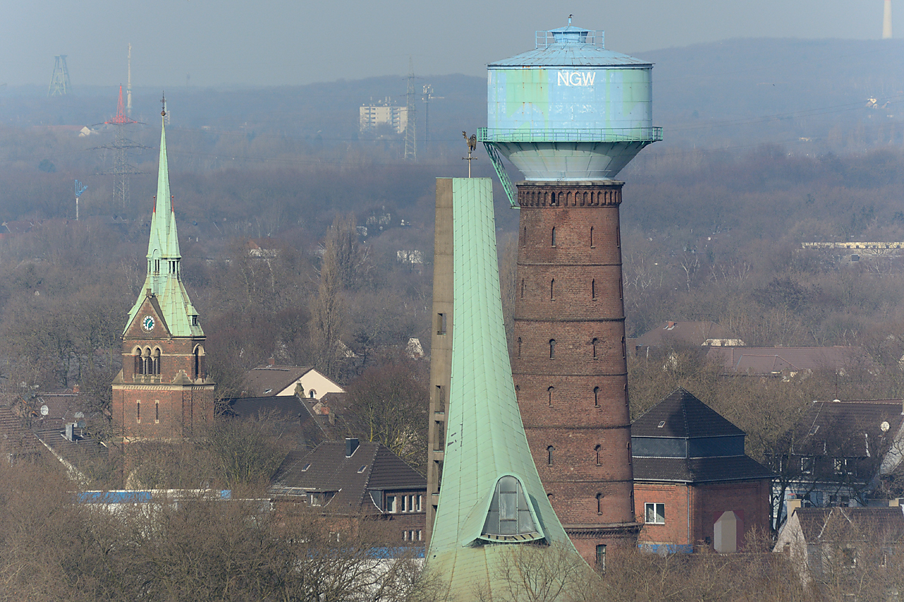 Blick auf Duisburg-Hamborn