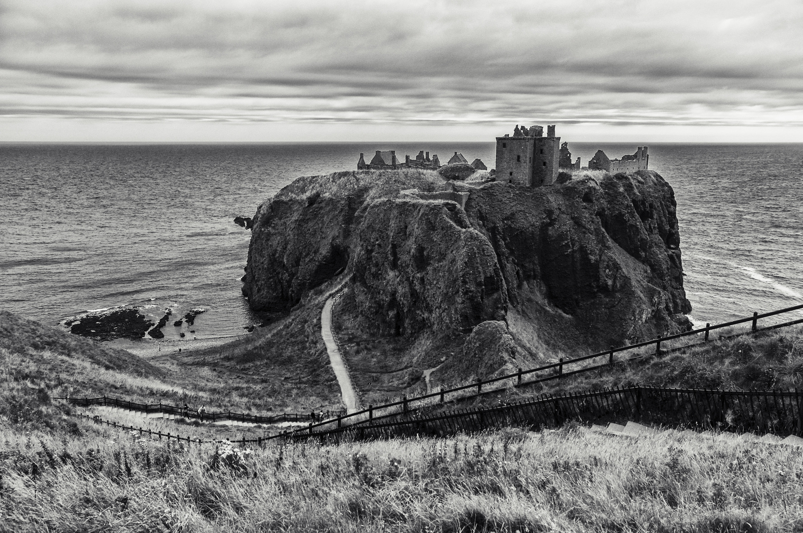 Blick auf Dunnottar Castle