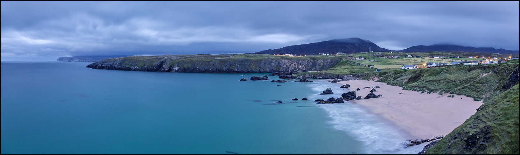 Blick auf Durness am Abend ...