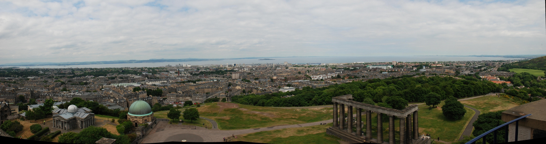 Blick auf Edinburgh