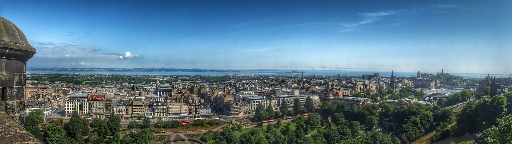 Blick auf Edinburgh