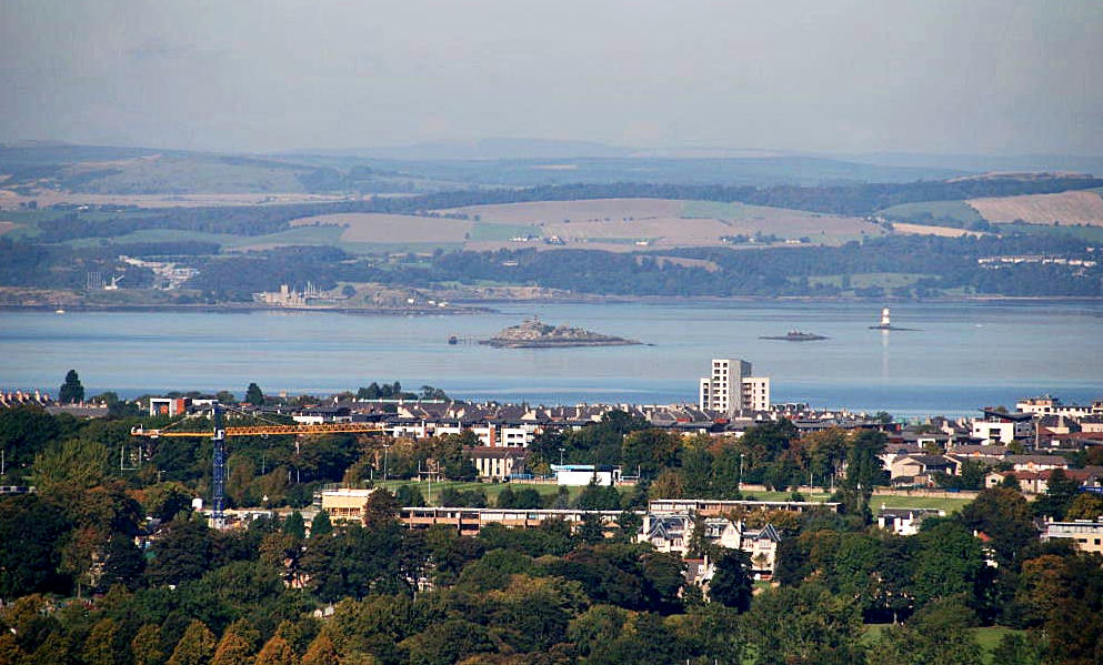 Blick auf Edinburgh