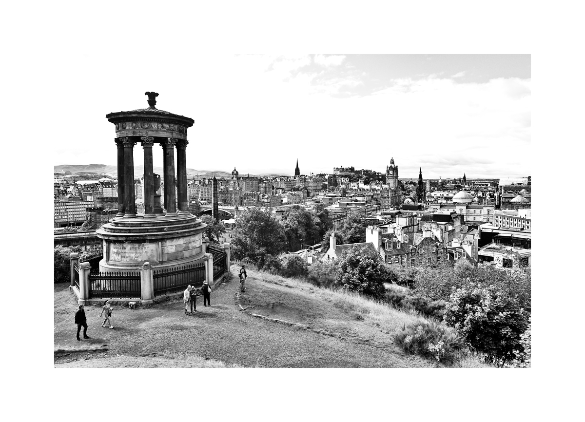 Blick auf Edinburgh vom Calton Hill