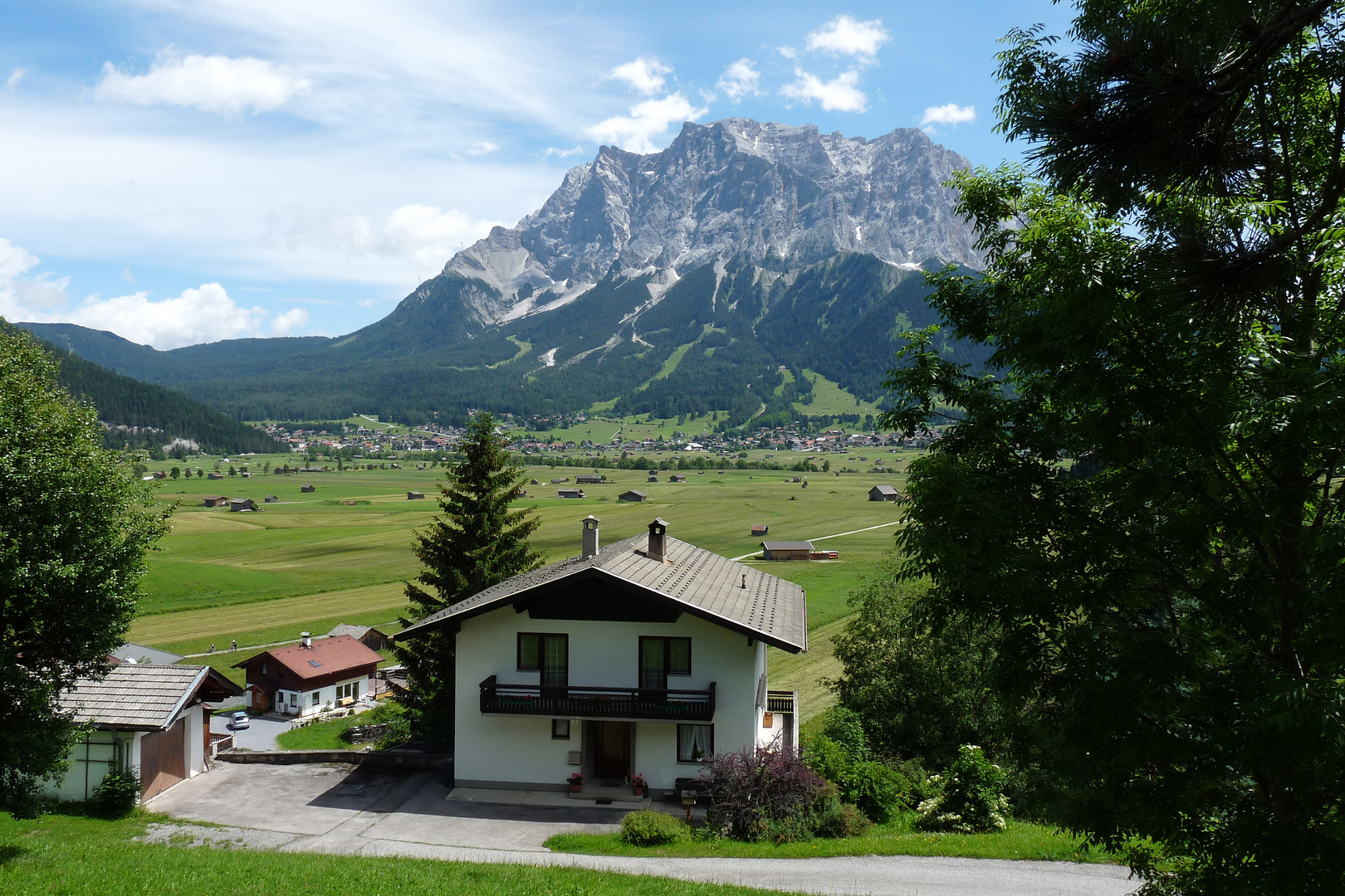 Blick auf Ehrwald (A)