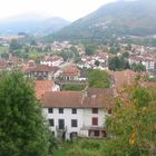 Blick auf ein Dorf runter