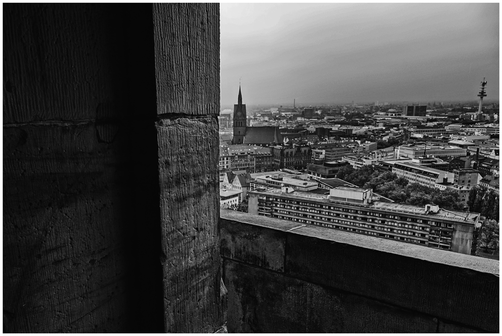 Blick auf eine  Stadt