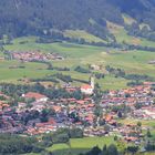 Blick auf einen Ort im Allgäu